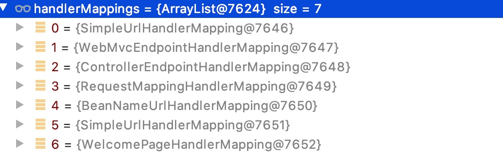 handlerMappings