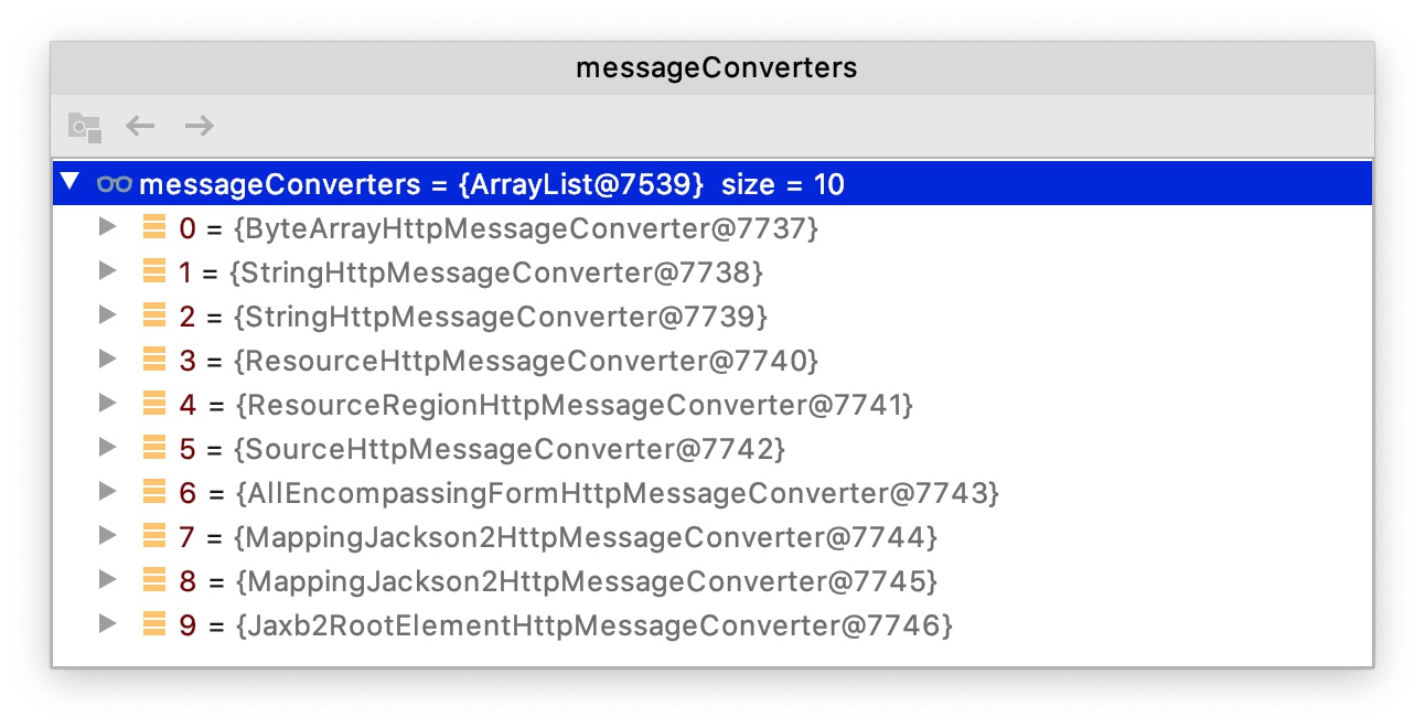 messageConverters